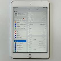 Apple SIMフリー iPad mini 4 シルバー 128GB MK772J/A Wi-Fi+Cellular アクティベーションロック解除済_画像2