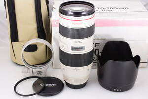 1円～★極上美品★Canon キヤノン EF 70-200mm F2.8 L USM 付属品多数 元箱★動作確認済 美しい光学系 Lレンズ特有の超鮮明な画像★