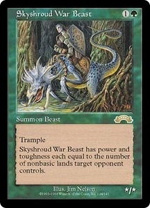 MTG　スカイシュラウドの軍獣　在庫日4枚まで　エクソダス　EXO　★他多数出品中