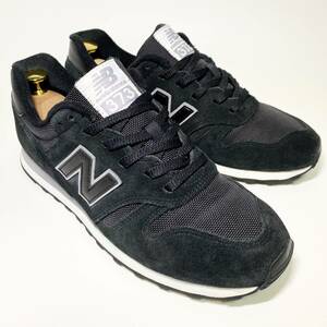 【NEW BALANCE】ニューバランス 26.5cm ML373BBK スニーカー 黒 ブラック メンズ ウォーキングシューズ カジュアル 紳士靴 373