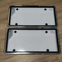 ワールドオートプレート LED 大型用 字光式 ナンバープレート 24V WAP-LL-01 前後セット_画像1