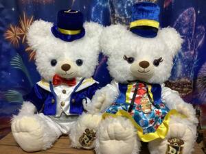  Disney Uni Bear soft toy costume pendant attaching whip puff . Donald daisy set UniBearSity 