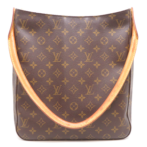 ［飯能本店］LOUIS VUITTON LV ルイ・ヴィトン ルーピング M51145（廃番） ショルダーバッグ モノグラム モノグラム/ブラウン DH77637