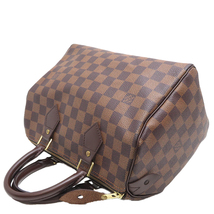 ［銀座店］LOUIS VUITTON LV ルイ・ヴィトン スピーディ25 N41532 ハンドバッグ ダミエ ブラウン レディース DH79639_画像4