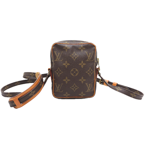 ［銀座店］LOUIS VUITTON LV ルイ・ヴィトン ミニ ダヌーブ M45268（廃番） ショルダーバッグ モノグラム ブラウン レディース DH79797