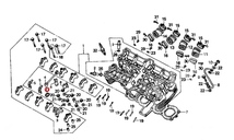 在庫あり 即納☆cb750f RC04 シリンダー ヘッドカバー ガスケット １台分10点セット 900f 1100f ホンダ純正 【F】_画像4