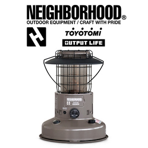 未使用 NEIGHBORHOOD × TOYOTOMI × OUTPUT LIFE ネイバーフッド トヨトミ アウトプットライフ 限定 石油ストーブ RL-250NH(GY) 