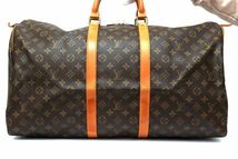 【極美品】Louis Vuitton ルイヴィトン モノグラム キーポル 55 ボストンバッグ M41424 定価約25万円_画像2