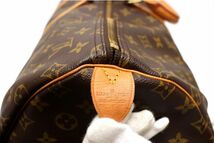 【極美品】Louis Vuitton ルイヴィトン モノグラム キーポル 55 ボストンバッグ M41424 定価約25万円_画像10