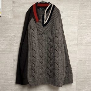 kolor color 21WCM-N02302 21AW Bick cable KNIT size5 beige [ middle eyes black B2]