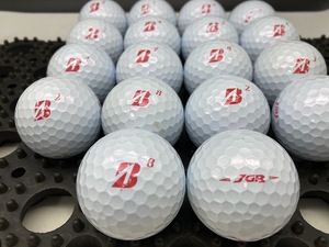 Q115 【ランクB級】 BRIDGESTONE ブリヂストン TOUR B JGR 2021年モデル パールピンク 18個【ロストボール】