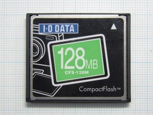 ★I・O DATA コンパクトフラッシュ １２８ＭＢ 中古★送料６３円～