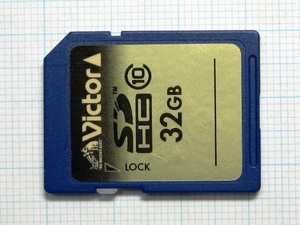 *Victor SDHC memory card 32GB used * postage 63 jpy ~