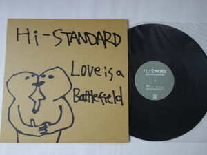 ★レコードH★ ハイスタンダード Hi-STANDARD / Love Is A Battlefield ★4曲入り★Pizza Of Death Records★