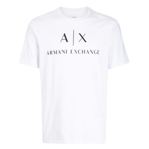 送料無料 7 ARMANI EXCHANGE アルマーニ エクスチェンジ 8NZTCJ Z8H4Z 1100 ホワイト クールネック Tシャツ size M