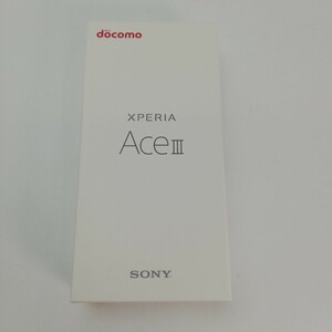 KA★1円～ 未使用品 Xperia ace III 黒 ブラック ドコモ SO-53C スマホ 本体 64GB SIMフリー スマートフォン docomo 判定〇