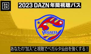 DAZN年間視聴パス　2024年　ベガルタ仙台　コードのみ