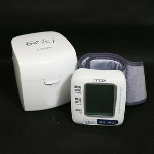 動作品 22年製 CITIZEN シチズン 自動電子血圧計 手首式 CH-650F 管理医療機器 計測器 検査 ヘルスケア 中古