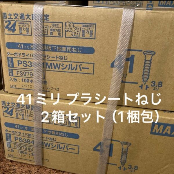 MAX プラシートねじ 20巻入 PS3841MW シルバー