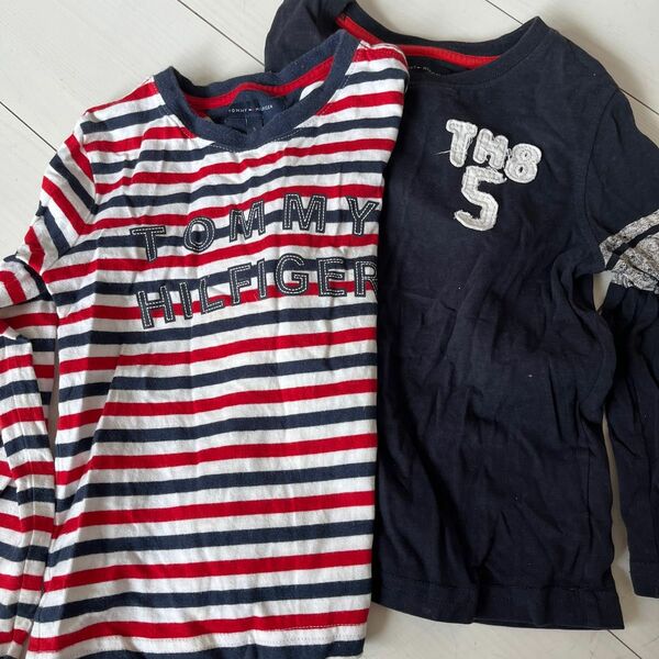 TOMMY HILFIGER 2枚組　こども服 長袖Tシャツ