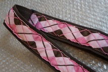 Providence プロビデンス ストラップ COTTON STRAPS アーガイル柄 (PINK) / PAG-2P_画像3