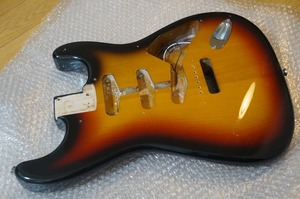 Fender Japan Stratocaster Body 3TS フェンダー ジャパン ST58TX サンバースト アルダー ストラトキャスター ボディ 良品