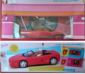 未走行 Barbie バービー人形 フェラーリ ラジコンカー レッド F355 GTS スパイダー