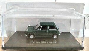 新品 未開封 ホンダ N360 1967年 アシェット 国産名車コレクション 1/43 ノレブ/イクソ 旧車 軽自動車 ミニカー B8