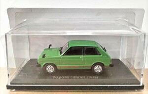 新品 未開封 トヨタ スターレット 1978年 アシェット 国産名車コレクション 1/43 ノレブ/イクソ 旧車 ミニカー D2