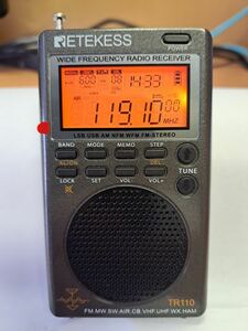 Retekess　TR110 短波/中波/FM/エアバンド/CB/SSB対応高機能BCLラジオ