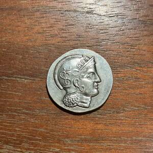 8621,,,古代ギリシャ銀貨　約21mm　海外コイン　アンティークコレクション