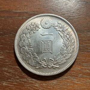 9100,,,日本古銭　一圓　明治12年　貨幣　アンティークコレクションコイン　貿易銀