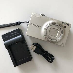 COOLPIX S6000 （ソフトブラウン）Nikon ニコン コンパクトデジタルカメラ 社外充電器