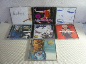 レ　CD７枚セット☆MADONNA:TRUE BLUE/EROTICA/YOU CAN DANCE　含む色々７枚セット☆中古