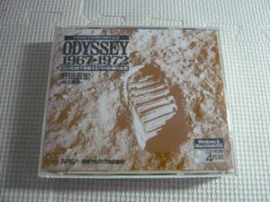 レ　PCソフト４枚組☆アポロ11月号着陸25周年記念　ODYSSEY 1967-1972　野田昌宏☆中古