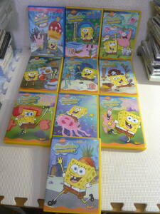 ユ）海外版DVD10本セット《スポンジボブ　Sponge Bob SchwammkopF Vol.1-9、FILM》中古