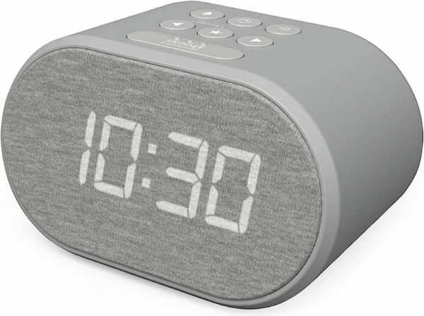 目覚まし 時計 ベッドサイド LED バックライト USB充電器 FMラジオ 5段階調光機能付き