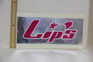 Lip's RACING EXHAUST ステッカー 検索 レーシングショップ リップス バイク グッズ