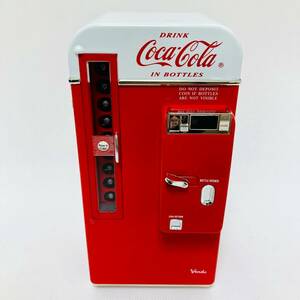 送料無料★美品【コカコーラ 自動販売機型 ミュージック貯金箱 動作良好】1950 音楽 バンク コイン レトロ ビンテージ アンティーク USA