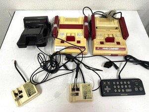 E127　ファミコン　ファミリーコンピュータ　本体　コントローラー　ネットワークシステム　通信アダプタ　HVC-050 他　まとめ売り　任天堂