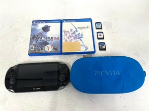 E139　PSVITA　本体　PCH-1100　ケース付き　ソフト　まとめ売り　SONY　ソニー　動作未確認　PlayStation Vita