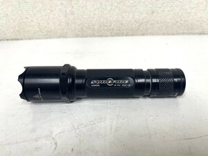 E150　SUREFIRE　LED DEFENDER　刻印　 2セル6V純正ボディ　BK　旧ロゴ　シュアファイア　動作未確認　ライト　懐中電灯