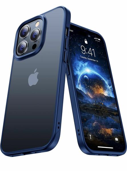 CASEKOO iPhone14ProMax 用ケース 耐衝撃 滑り止め MIL規格 指紋防止