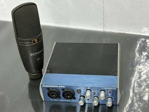 PreSonus AUDIOBOX USB ＆マイク M7 　通電OK 　現状品