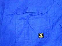 ◆(NS) 未使用に近い 96cloth 作業着 作業服 ワーキングウェア オールインワン つなぎ 8L 全長 約175㎝ 綿100％ 青 ブルー 仕事着 現場服 _画像5