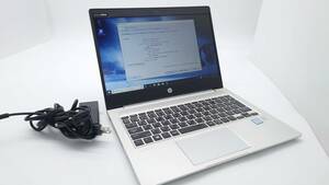 【良品】HP ProBook 430 G6 13.3型 Core i5-8265U 1.6GHz メモリ8GB SSD256GB window10 リカバリ wifi カメラ 動作品