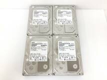 〇【4台セット】HGST HUS724020ALA640 2TB SATA 3.5インチ 消去済 内蔵ハードディスク 動作品_画像1