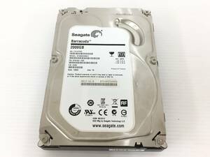 〇Seagate ST2000DM001 2TB SATA 3.5インチ 消去済 内蔵ハードディスク 動作品