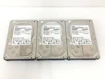 〇【3台セット】HGST HUS724020ALA640 2TB SATA 3.5インチ 消去済 内蔵ハードディスク 動作品_画像1