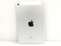 〇au iPad mini４ Wi-Fi＋Cellularモデル 128GB A1550(MK772J/A) シルバー 〇判定 動作品_画像7